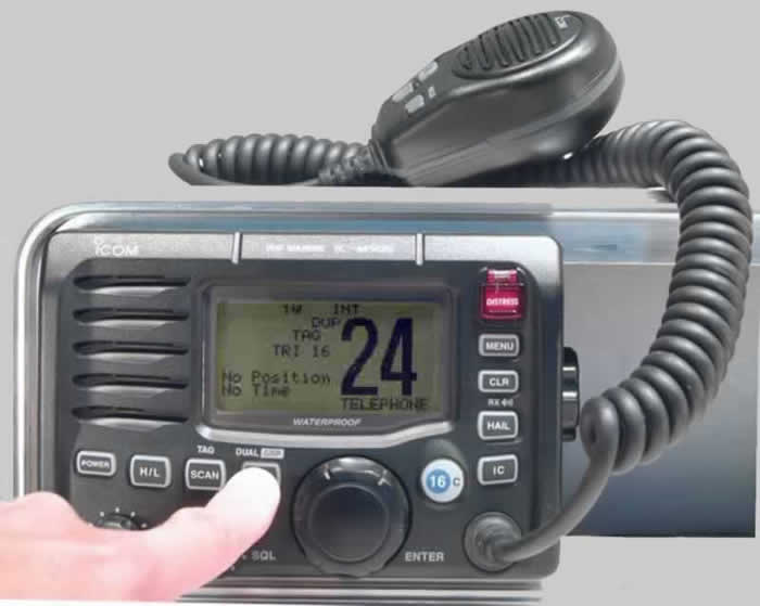 Radio VHF (05): Mode double veille (DUAL Watch)