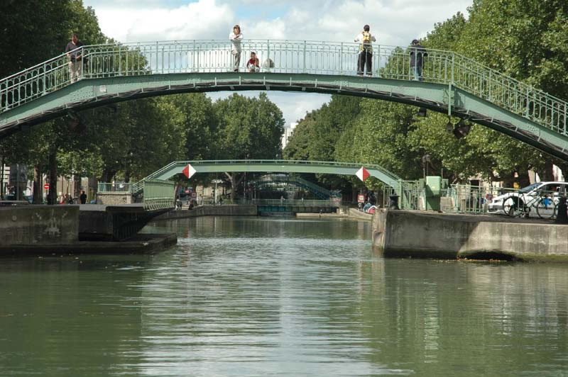 Sur le Canal Saint Martin à Paris (10)