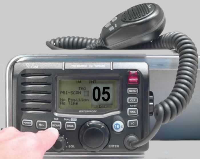 Radio VHF (04): Balayage des canaux (SCAN)