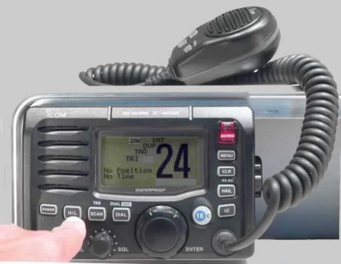Radio VHF (06): Réglage PUISSANCE d'émission